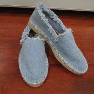 Zara Denim Espadrille Flats